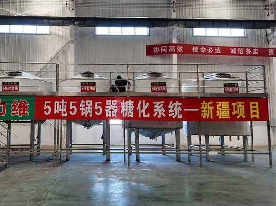 东至精酿啤酒设备厂—5吨精酿啤酒设备—新疆项目